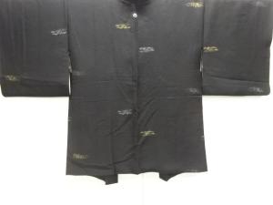 松模様織出し一ツ紋羽織